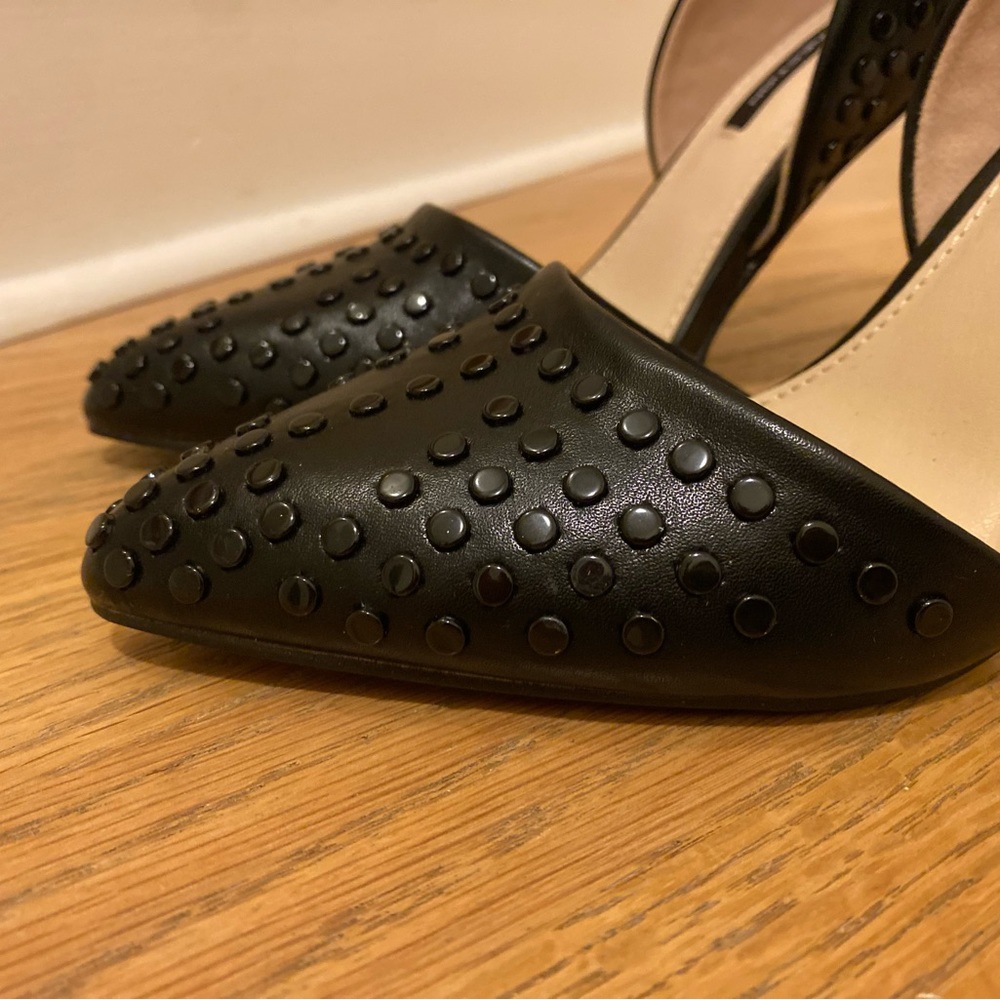 French Connection vegan studded heels